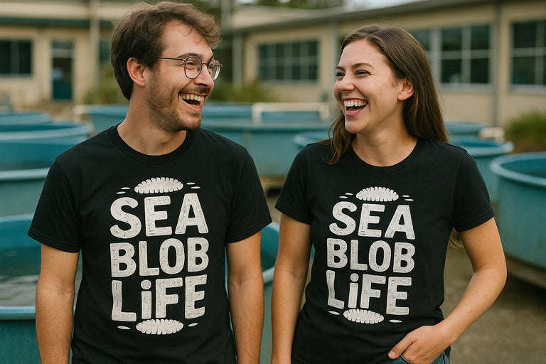 Person wearing the black cucumber t shirt graphic tee - 