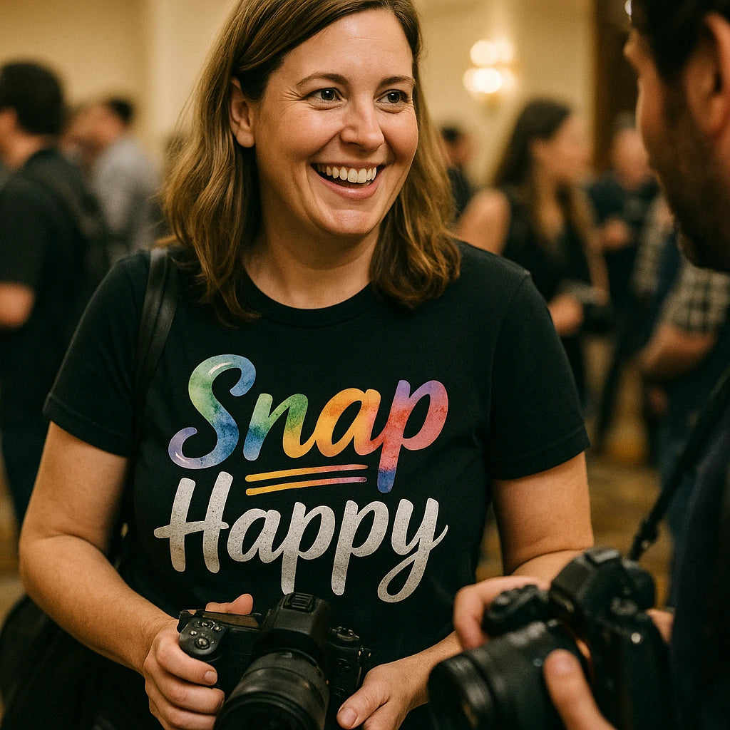 "Snap Happy" photographer shirts - product photo 8