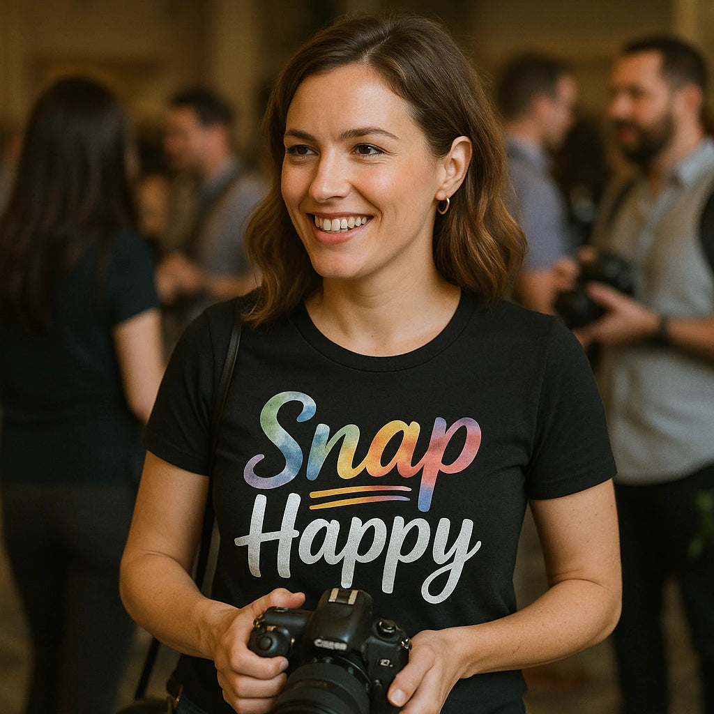 "Snap Happy" photographer shirts - product photo 9