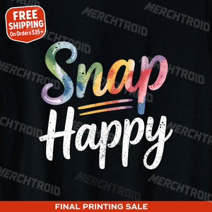 "Snap Happy" photographer shirts - product photo 10