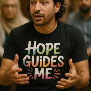 "Hope Guides Me" faith t shirt - product photo 6