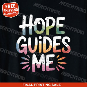 "Hope Guides Me" faith t shirt - product photo 9