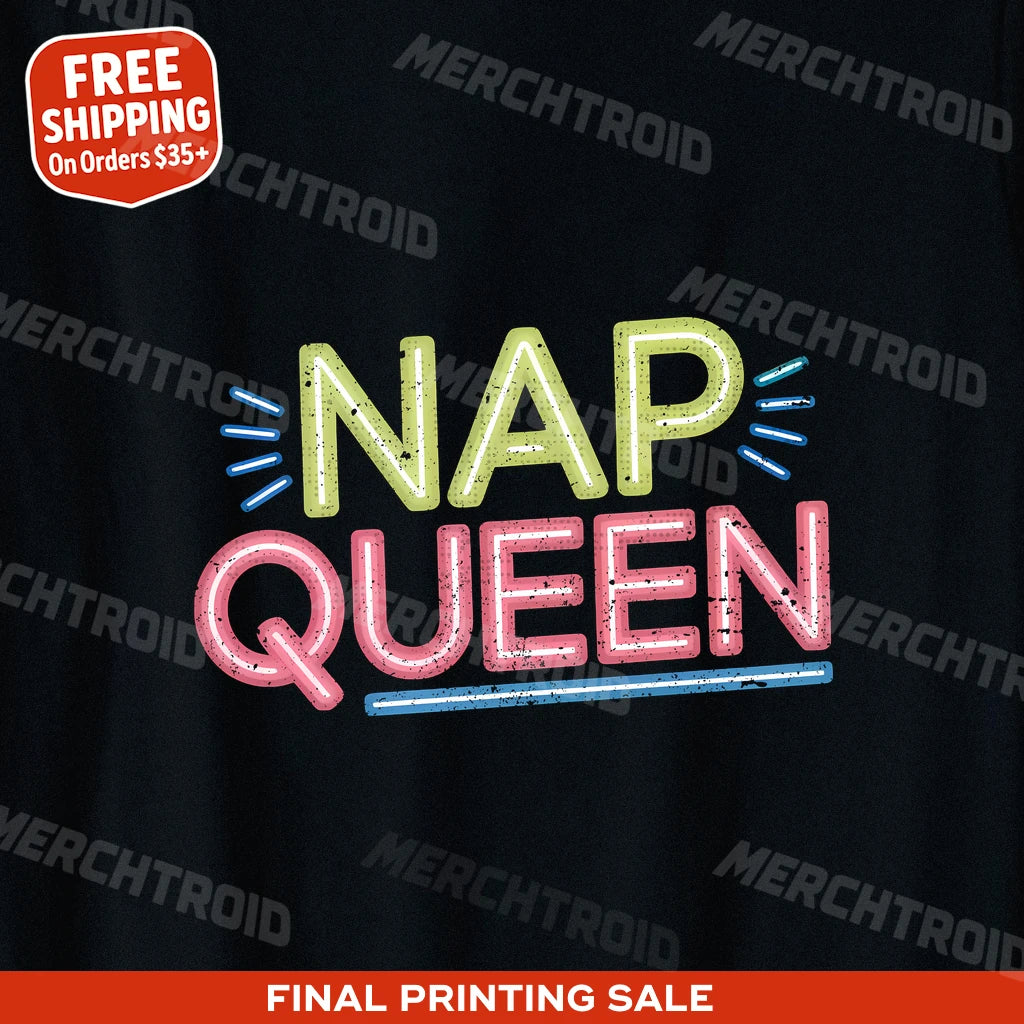 "Nap Queen" relaxing t shirt - product photo 9