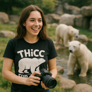 "Thicc Fur Club" polar bear shirts - product photo 9