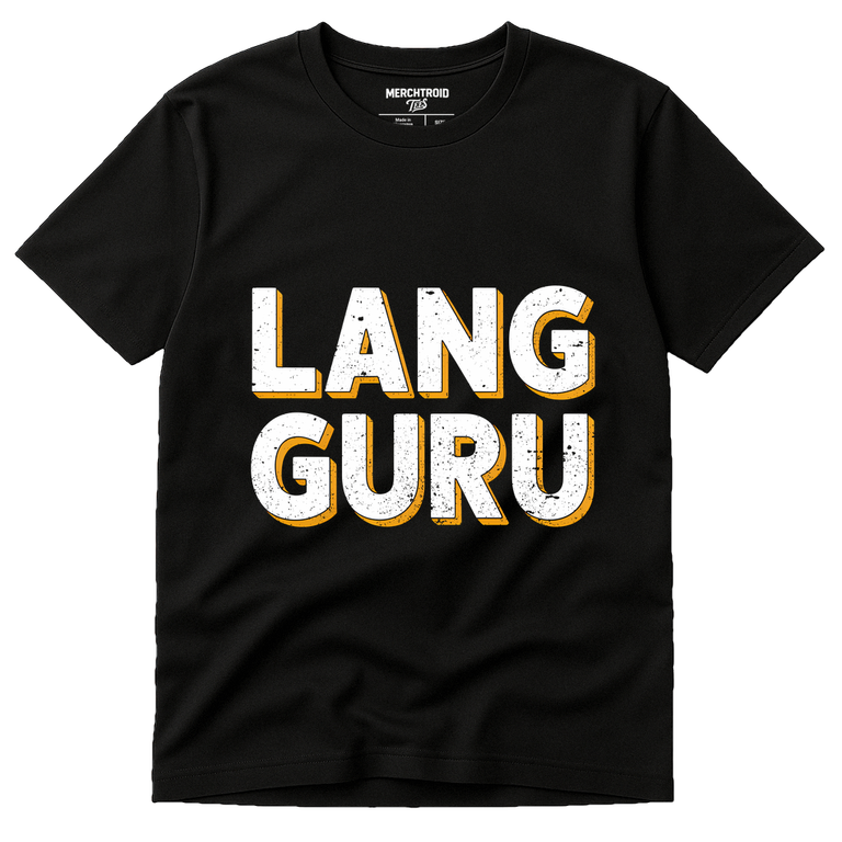 Black Translator T Shirt - 