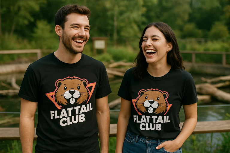 Person wearing the black beavers shirts graphic tee - 