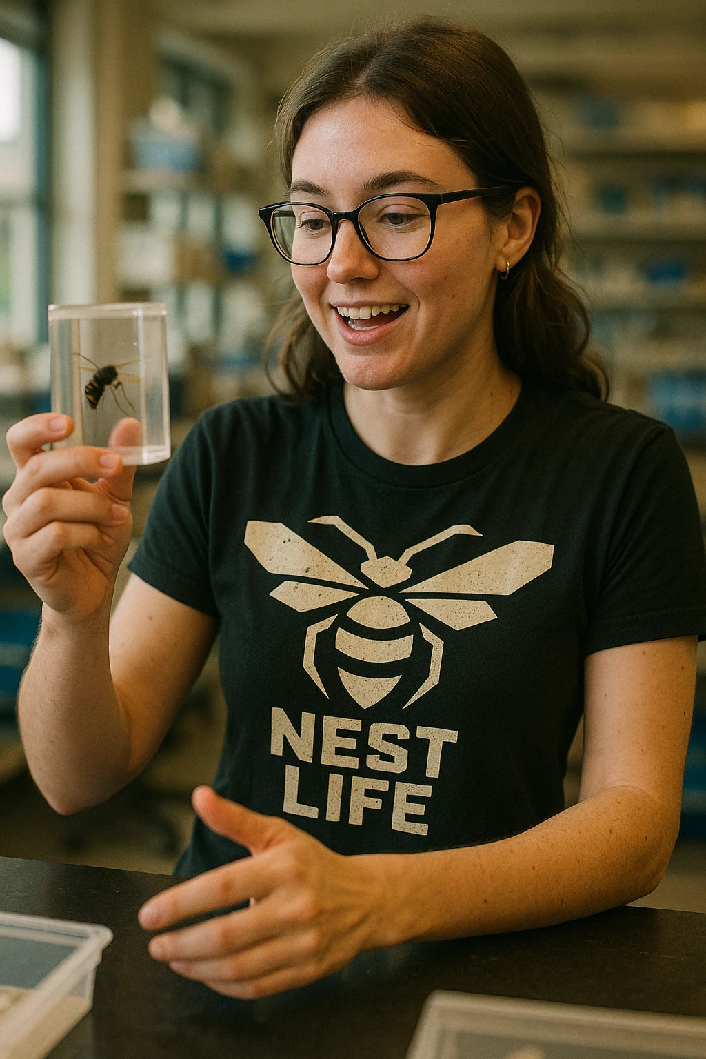 "Nest Life" black hornets tee shirts - a birthday gift for hornet lover