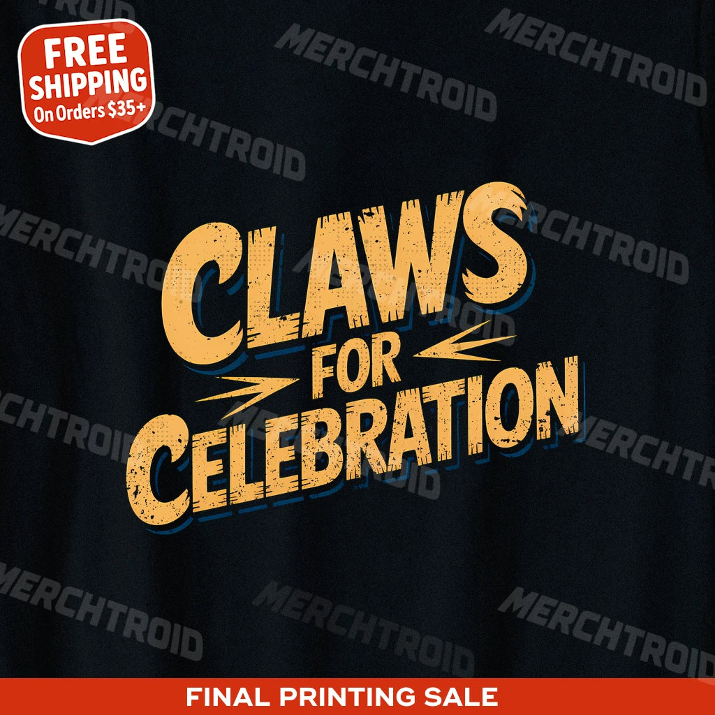 "Claws for Celebration" monster t shirt - product photo 9