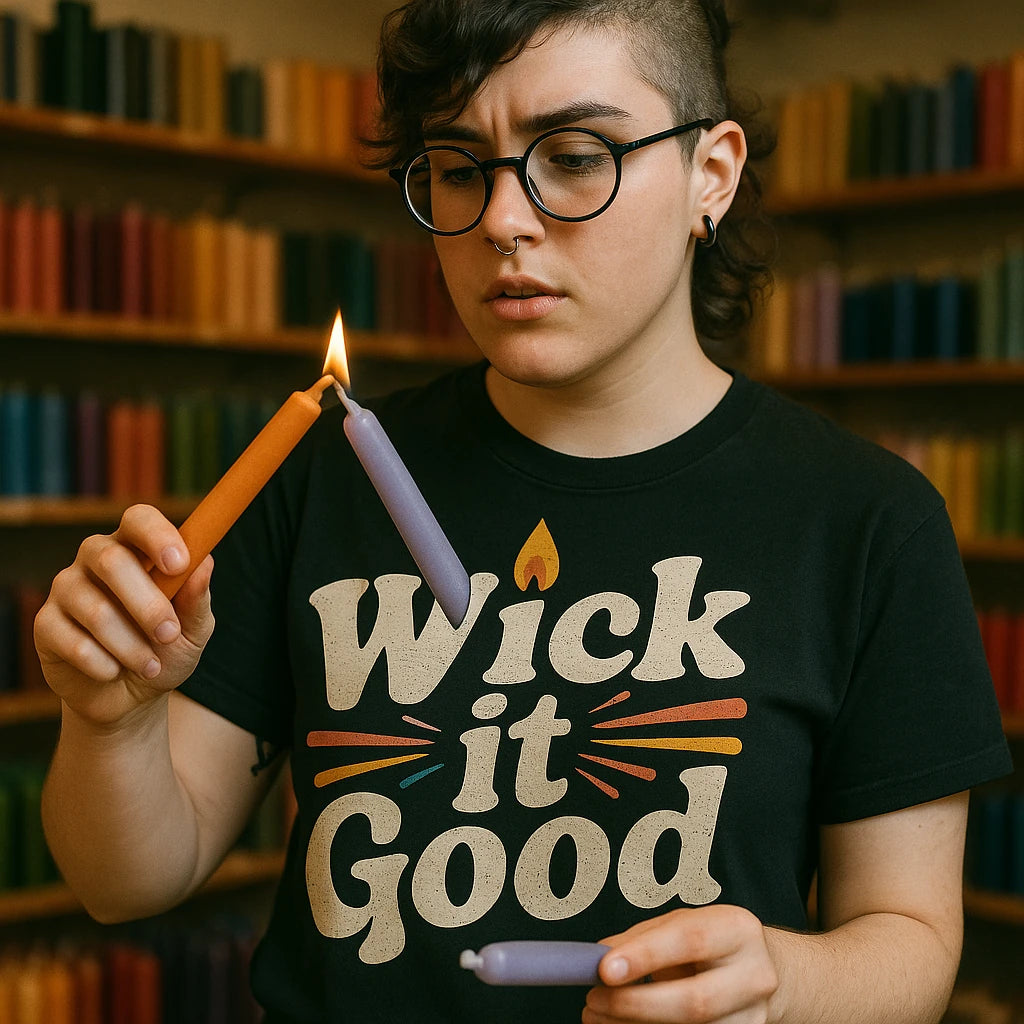 "Wick It Good" black soy candle making set - also a dried flowers for candle making