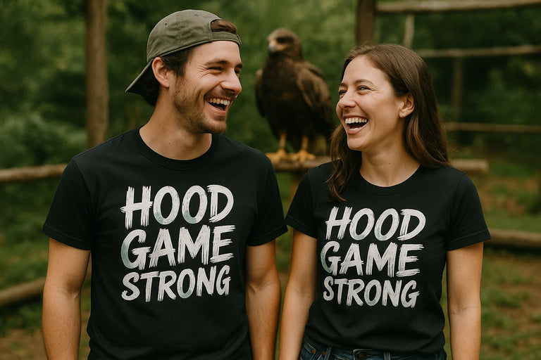 Person wearing the black falcon t shirt graphic tee - 