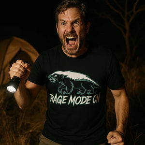 "Rage Mode On" honey badger t shirt - product photo 8