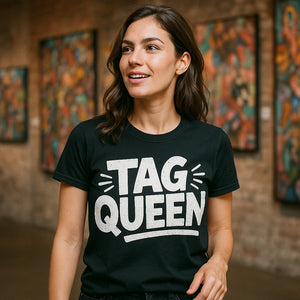 "Tag Queen" street art t shirt - product photo 9