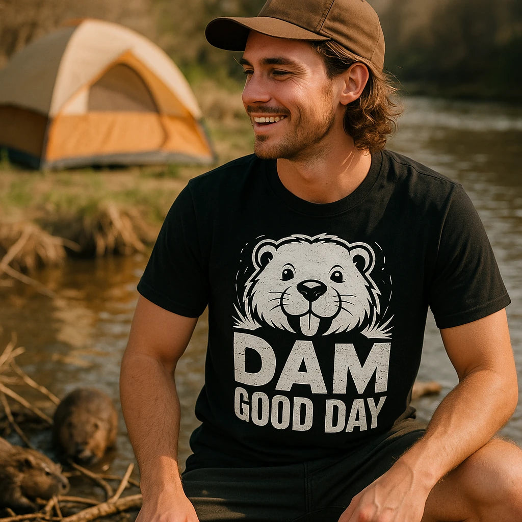 "Dam Good Day" beavers t shirt - product photo 8