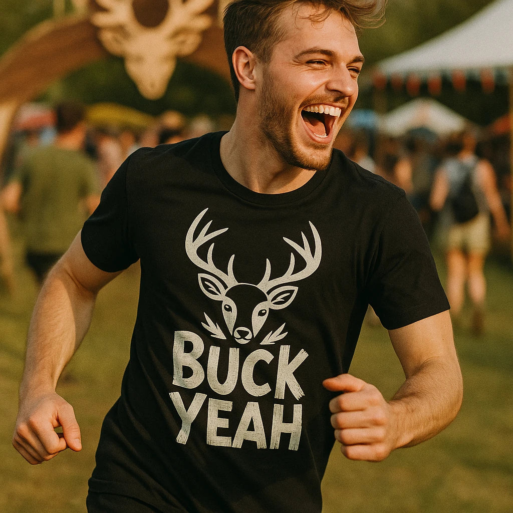 "Buck Yeah" deer tee shirts - product photo 8