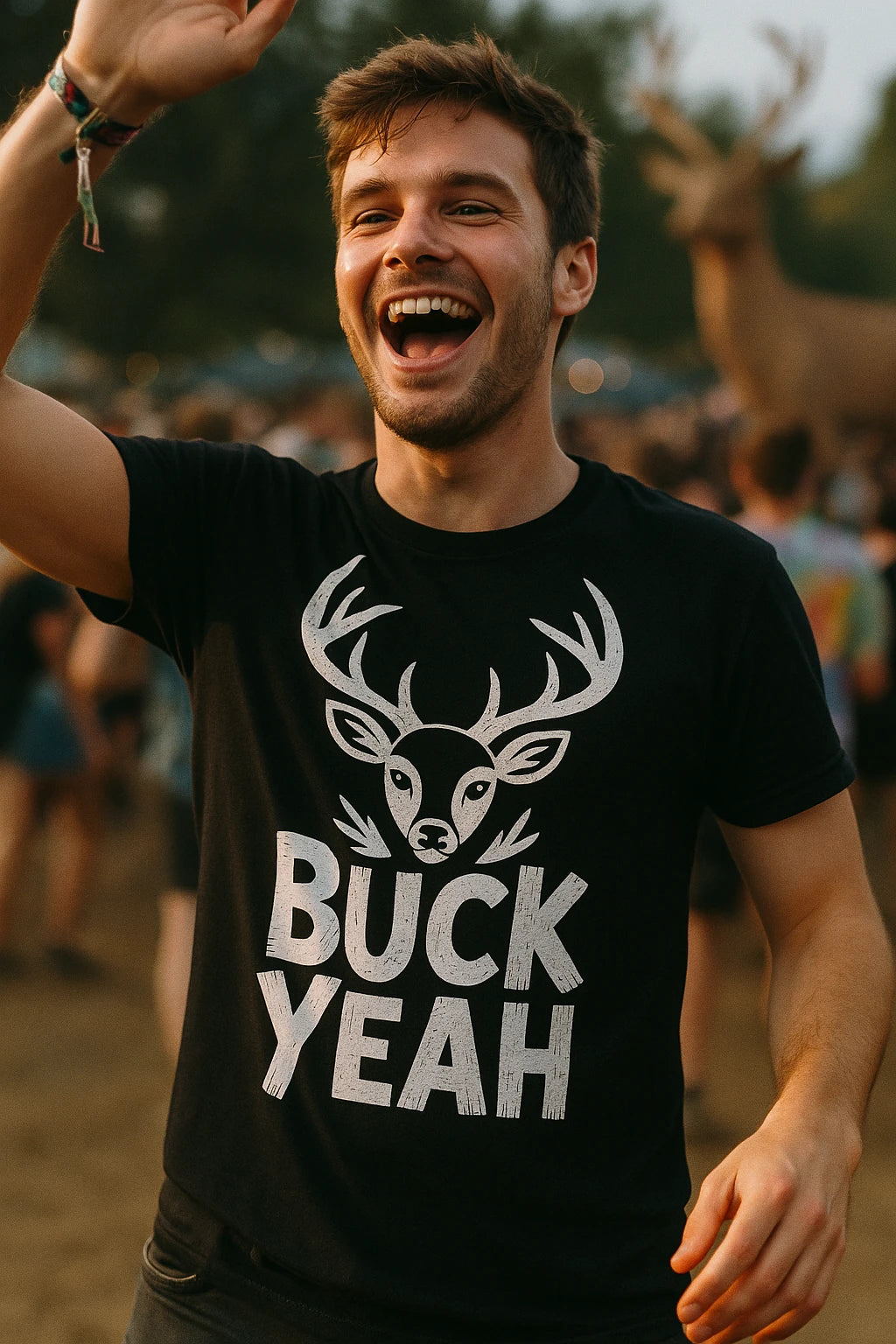 "Buck Yeah" deer tee shirts - product photo 6