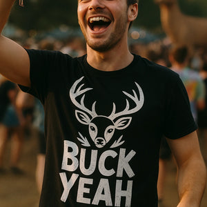 "Buck Yeah" deer tee shirts - product photo 6