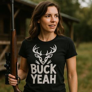 "Buck Yeah" deer tee shirts - product photo 9