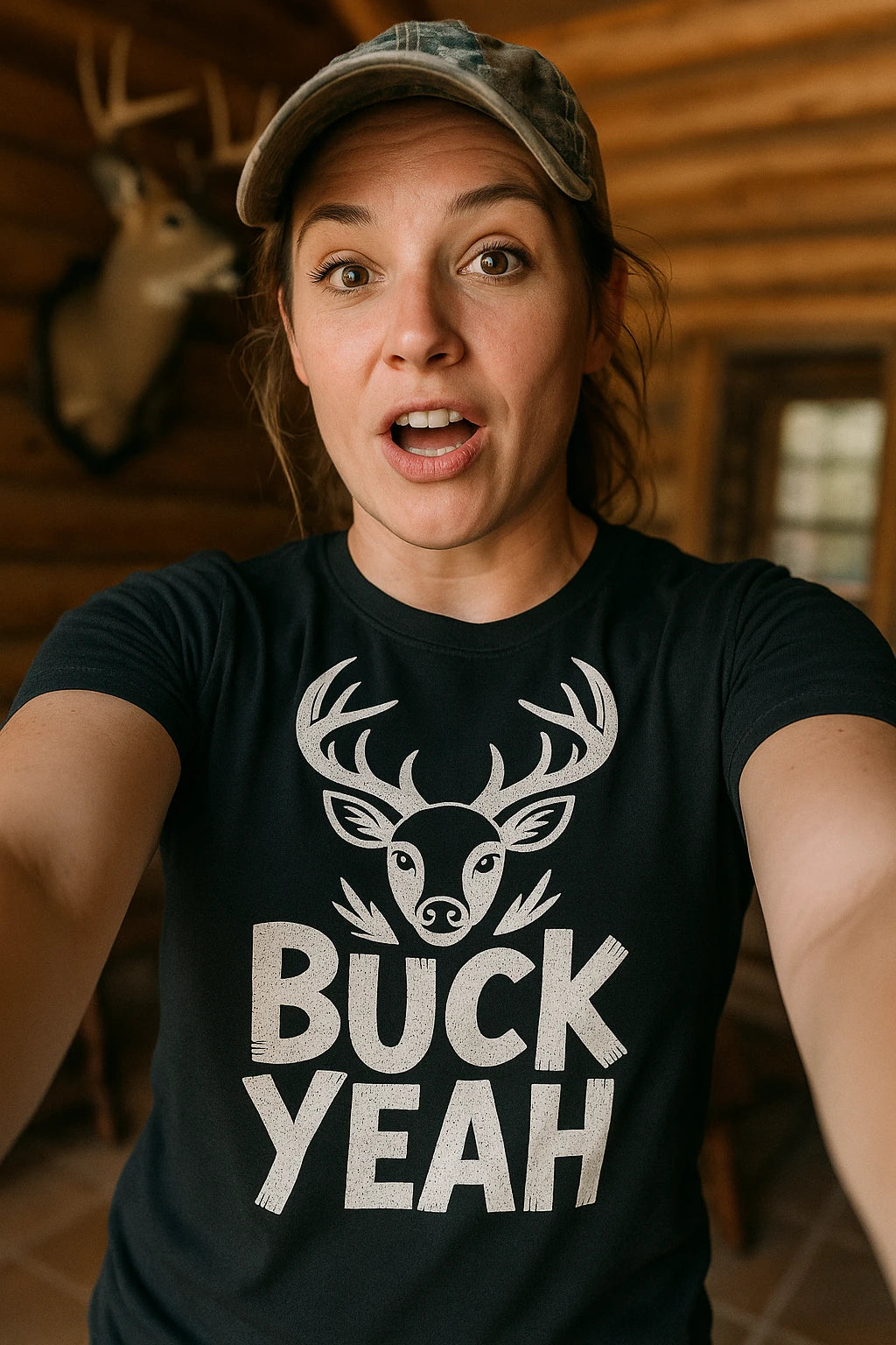 "Buck Yeah" deer tee shirts - product photo 7