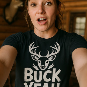 "Buck Yeah" deer tee shirts - product photo 7