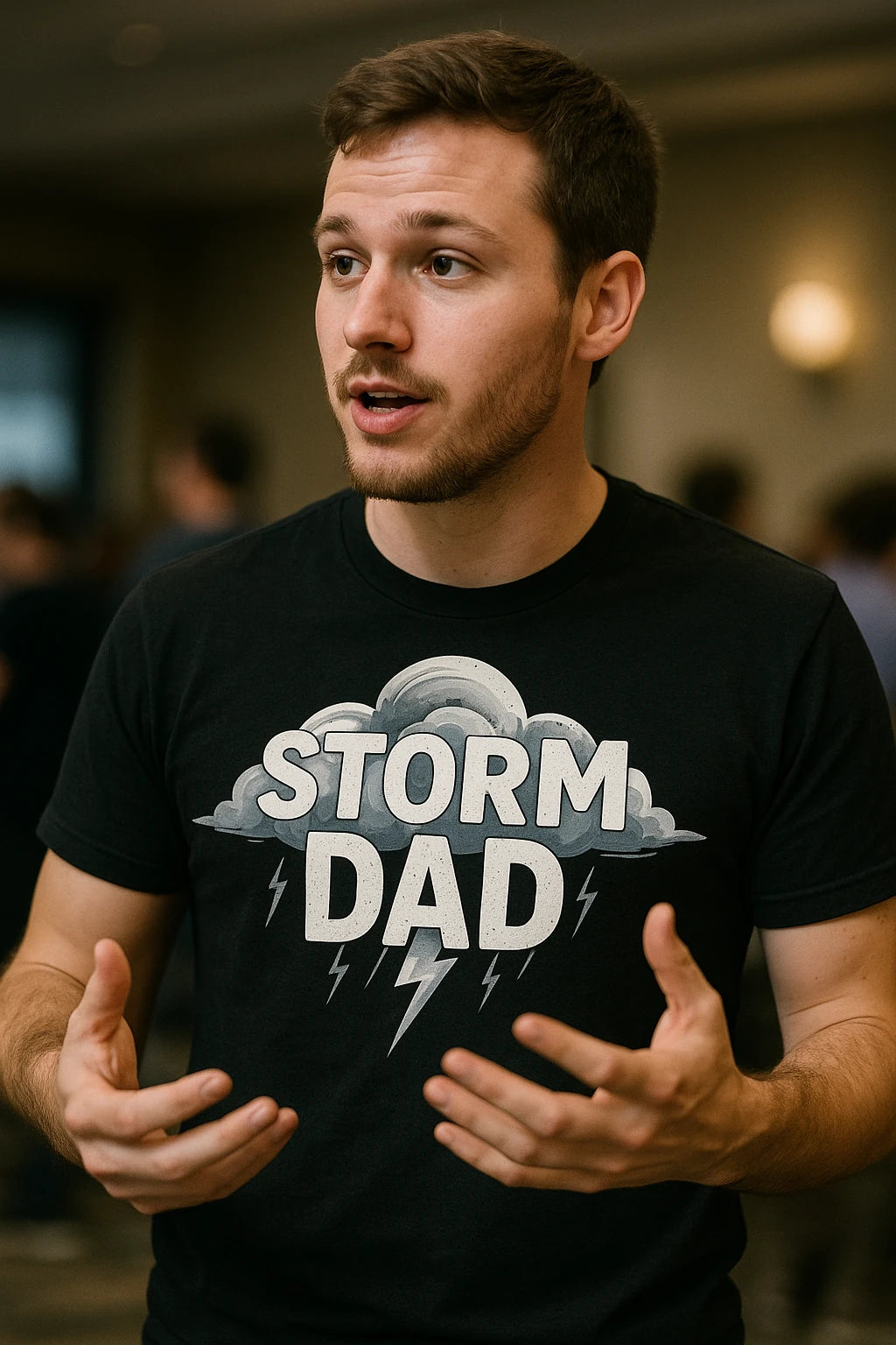 "Storm Dad" black storms shirts - a birthday gift for storms lover