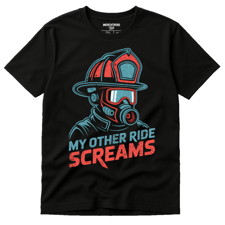 Black Firefighter Shirts - 