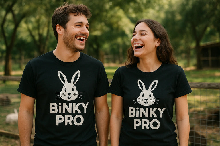 Person wearing the black rabbit shirts graphic tee - 