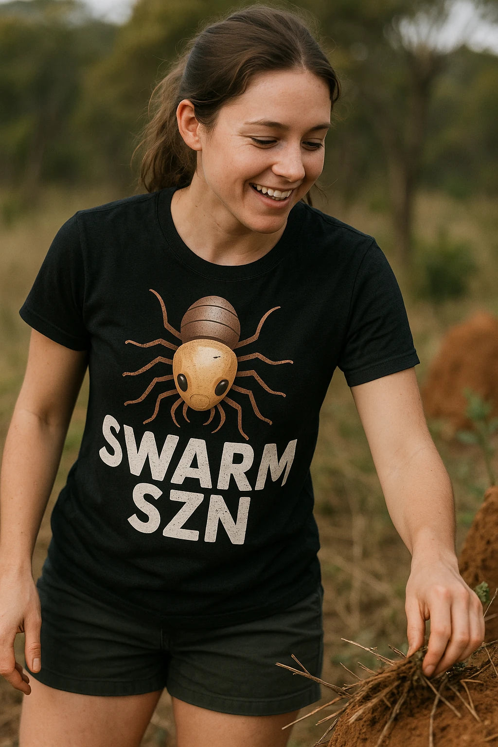 "Swarm Szn" black termite shirts - a birthday gift for termite lover