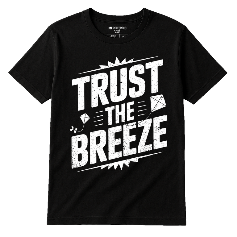 Black Kite Flying T Shirt - 