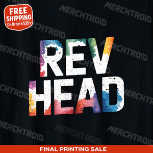 "Rev Head" motorcycle t shirt - product photo 10
