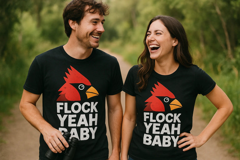 Person wearing the black cardinal t shirt graphic tee - 