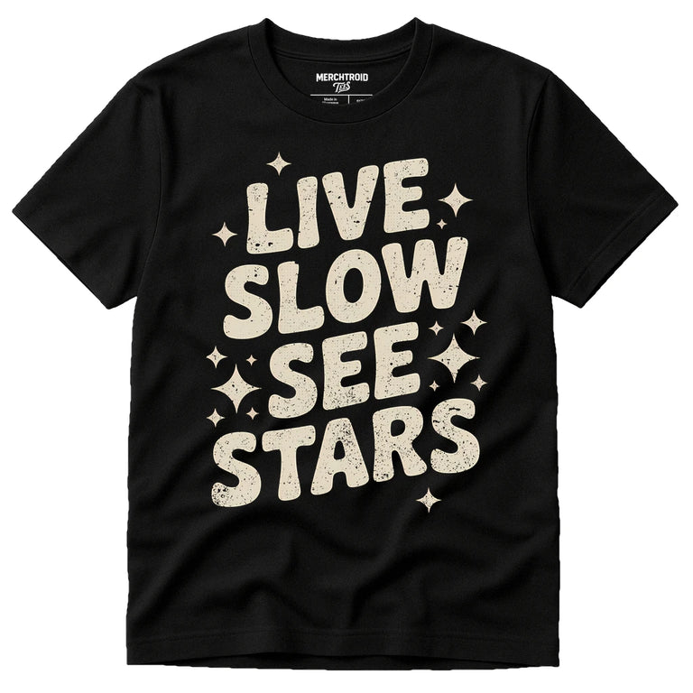 Black Stargazing T Shirt - 