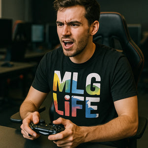 "Mlg Life" esports t shirt design - product photo 8