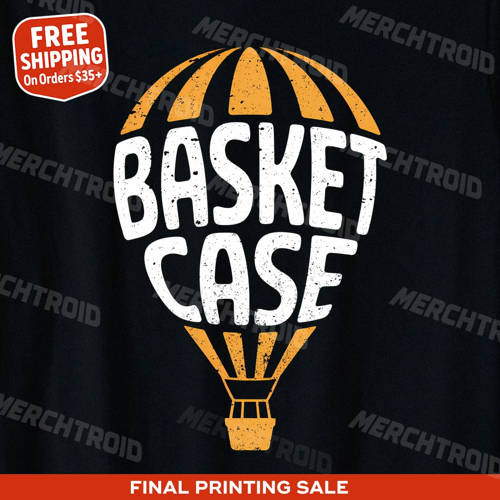 "Basket Case" hot air balloon t shirt - product photo 9