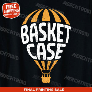 "Basket Case" hot air balloon t shirt - product photo 9
