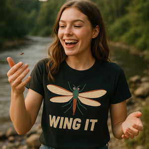 "Wing It" mayfly t shirt - product photo 9