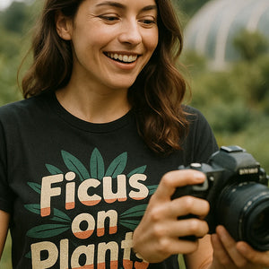 "Ficus on Plants" botany t shirt - product photo 7