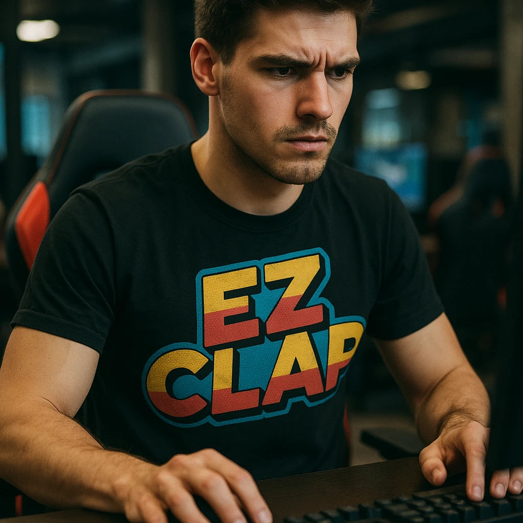 "Ez Clap" esports gaming t shirt - product photo 8