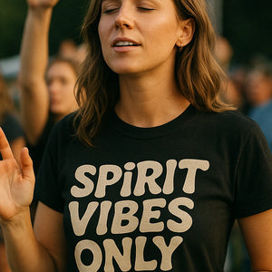 "Spirit Vibes Only" faith shirts for men - product photo 7