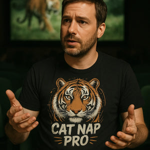 "Cat Nap Pro" tiger t shirt - product photo 8