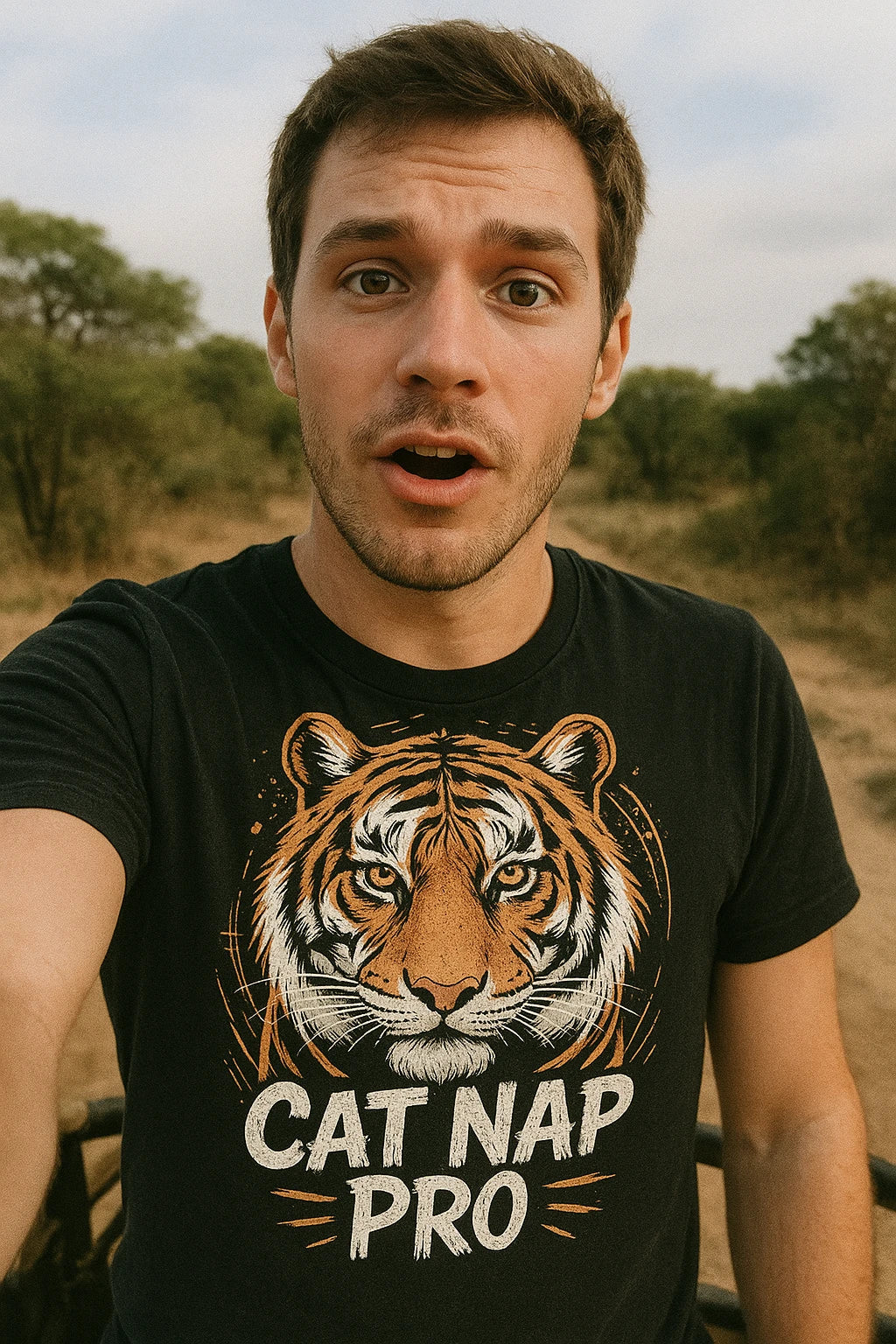 "Cat Nap Pro" tiger t shirt - product photo 7
