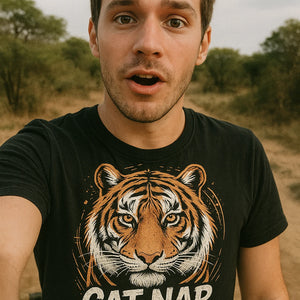 "Cat Nap Pro" tiger t shirt - product photo 7