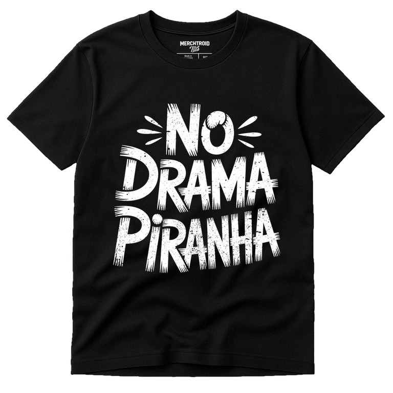 Black Piranha T Shirt - 