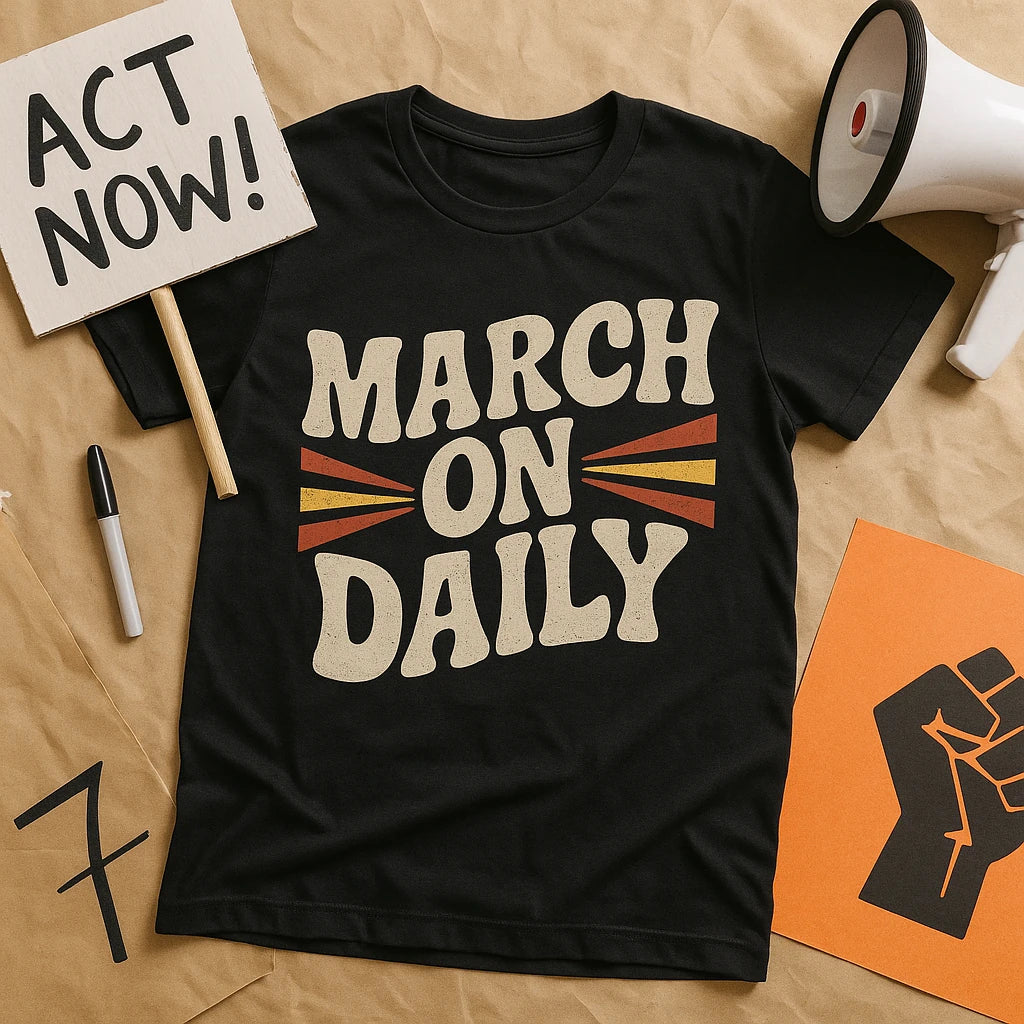 MARCH ON DAILY | Activism Design - Product Display Themed