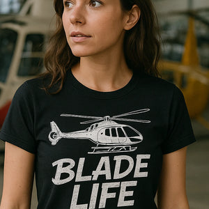 "Blade Life" helicopter t shirt - product photo 7