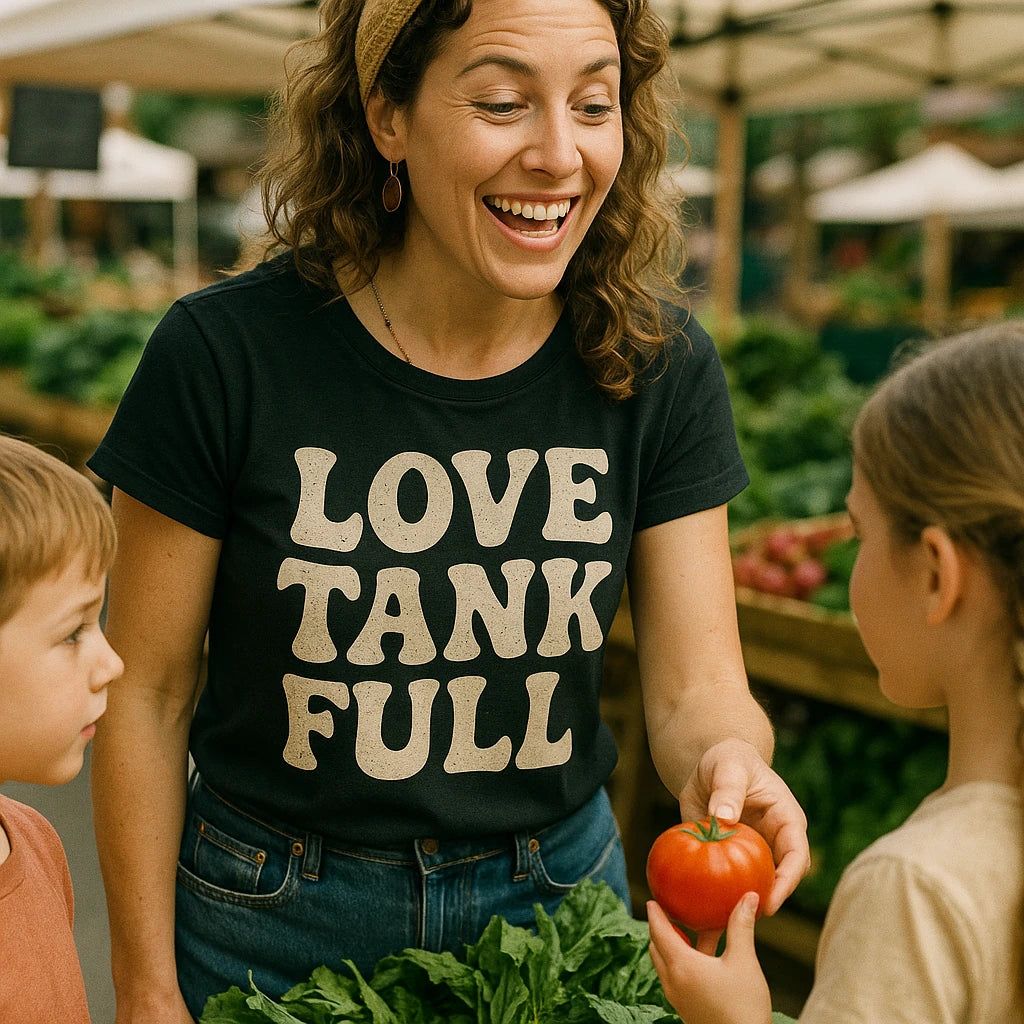 "Love Tank Full" cheap mom life shirts - product photo 8