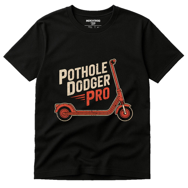 Black Electric Scooter T Shirt - 