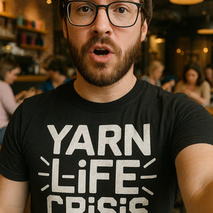 "Yarn Life Crisis" knitting shirts - product photo 7