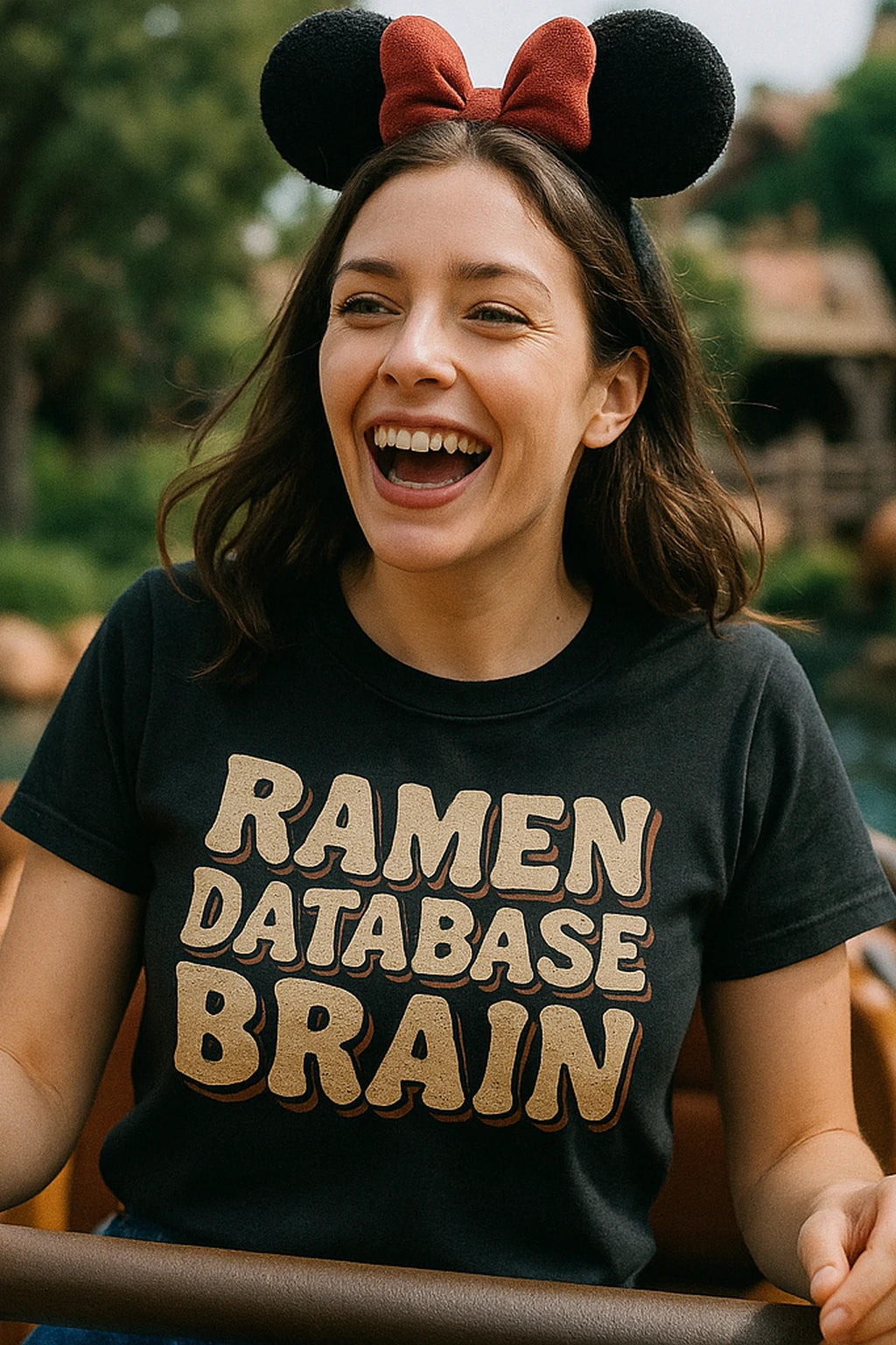 "Ramen Database Brain" tokyo japan t shirt - product photo 7