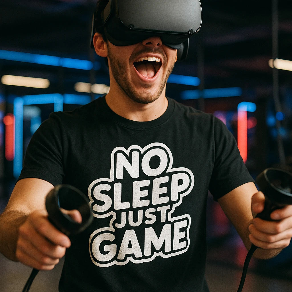 "No Sleep Just Game" ai esport t shirt - product photo 8
