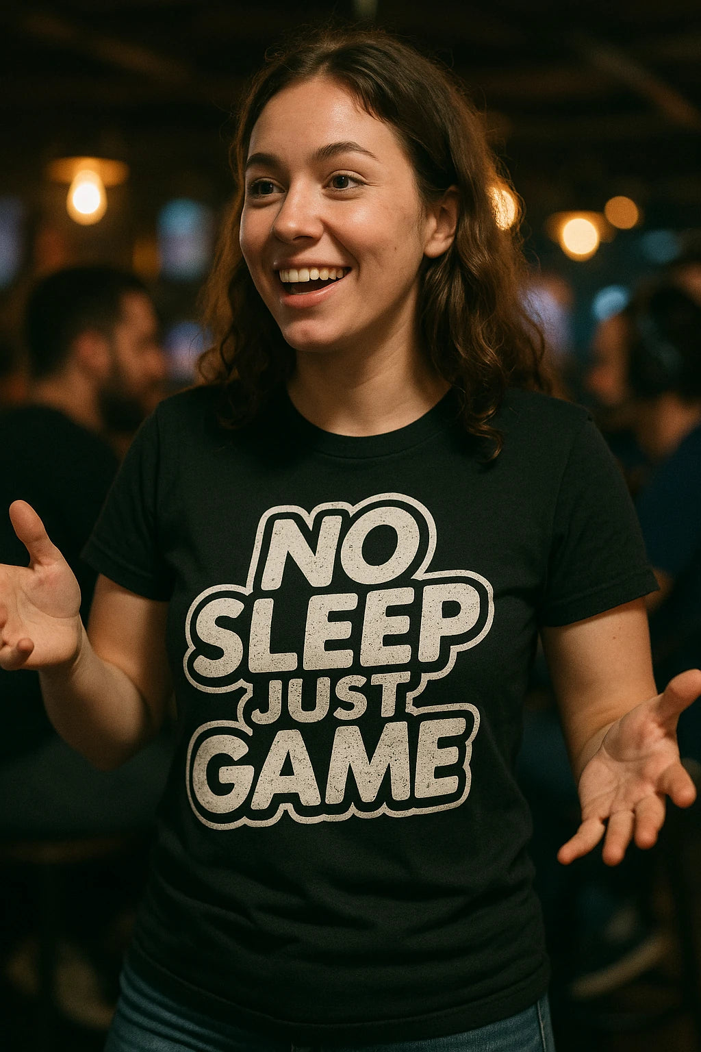 "No Sleep Just Game" black ai esport t shirt - a birthday gift for esport lover